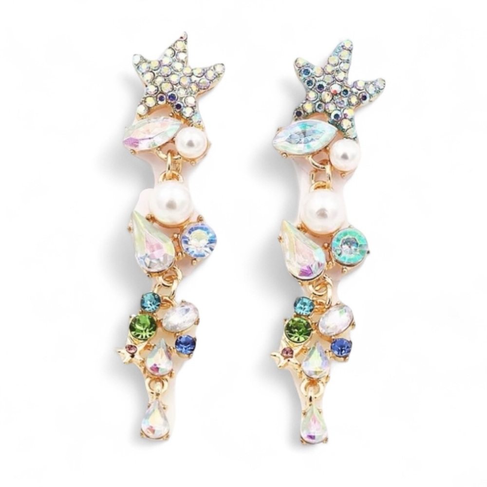 Starfish Mermaid Earrings